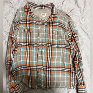 American Eagle Outfitters Multicolor Plaid Shirt